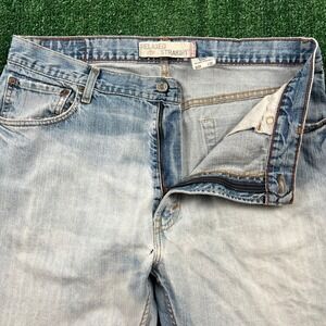 VTG Levi's 559 Relaxed Straight Jeans Mens 36x31" Light Wash Blue Distressed Y2K